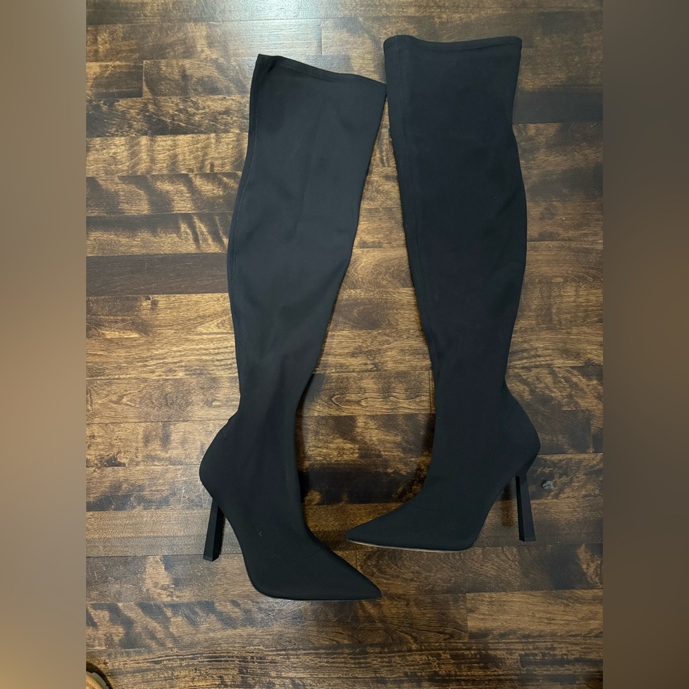 Aldo Nella Black over the knee Boots